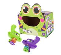 Kisangel 1 Set Outdoor Interactive Flying Disc Launcher for Fun Sports Game for Develops Motor Skills Hand Eye Coordination Safe Rounded Corners Design for Family Activities