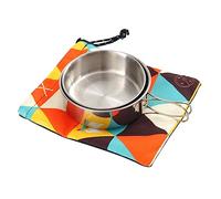 Kisangel 1 Set Portable Stainless Steel Camping Bowls Mini Tableware with Storage Bag for Outdoor Use Durable and Lightweight Mess Tins