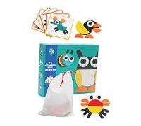 Kisangel 1 Set Tangram Pattern Blocks Geometric Shape Puzzle for Preschool Learning Develops Imagination Shape Recognition Fun Educational for Boys