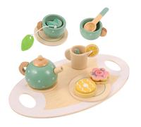Kisangel 1 Set Tea Party Pretend Playset Cartoon Role Play Tea Set for Boys Miniature Decor for Learning and Social Skills Fun