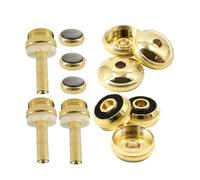 Kisangel 1 Set Trumpet Replacement Parts Sturdy Metal Buttons Rods for Valves Repair Compact Design for Easy Carrying for Musicians the Go Compatible