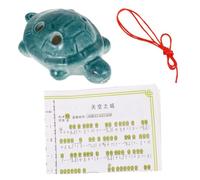 Kisangel 1 Set Turtle Shaped Ocarina Instrument Adorable Alto Ocarina for Beginners and All Ages Melodious Voice Includes Lanyard for Easy Carrying