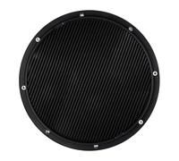 Kisangel 10 Inch Black Carbon Fiber Drum Pad for Beginners with Practical Abs Material, for Practice Drumming and Skill Development