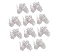 Kisangel 10 Pairs Static Gloves for Electronics Assembly PC Building Repair Lightweight Flexible Static Protective Gloves for Circuit Board Installation and Inspection