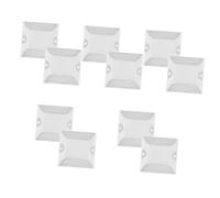 Kisangel 10 pcs Aluminum Emergency Reflectors Double Sided Roadside Markers for Driveway Entrance Durable Reflective Driveway Posts for Enhanced Night Visibility and Traffic Safety