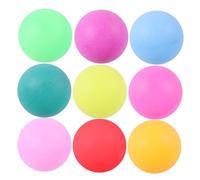 Kisangel 100Pcs 40Mm Seamless PP Table Tennis Balls for Training and School Use, Precision Colored Pong Balls for Amateur and Adult Players