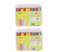 Kisangel 100pcs Arithmetic Rods Educational Counting for Math Learning Early Childhood Development Concentration Skill Building