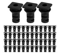 Kisangel 100pcs Cable Strain Relief Connector for Electrical Wire and Cable, Abs Material with Easy Installation and Enhanced Longevity, for Electrical Appliances and Project Requirements