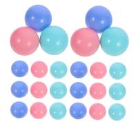 Kisangel 100pcs Colorful Macaron Ocean Balls for Non Toxic Swimming Pits Balls Bright Round Playroom for Pits Playpens and Party Game Props