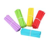 Kisangel 100pcs Colorful Wooden Counting Sticks for Math Educational Preschool Arithmetic Learning Counting Rods for Early Development and Activity