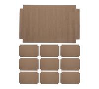 Kisangel 100pcs Corrugated Liner for Reptile Habitat and Cages, Khaki Paper Liner for Lizards and Snakes, Quickly Soaks up Moisture and Keeps Terrarium Dry, Suitable for Reptile Terrarium