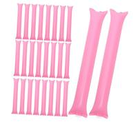 Kisangel 100PCS Inflatable Thunder Sticks for Sports Events Handheld Cheering Noisemakers to Boost Team Spirit Eye-catching Crowd Props for Basketball Football Dance Concerts and School