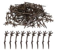 Kisangel 100pcs Plastic Snowman Hand Twigs Artificial Antler Dried Tree Branches for Christmas Decoration DIY Accessories Suitable for Home and Shopping Mall