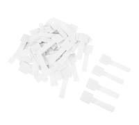 Kisangel 100pcs Reusable Cable Ties White Hook and Loop Organizer Straps Adjustable Cord Wraps for Wire Management Fastening Cable Strap Keepers for Home Office Electronics