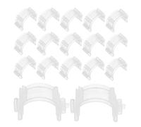 Kisangel 100pcs Silicone Bobbin Clamps for Sewing Machines Thread Retaining Clips with Secure Grip Compatibility Prevent Thread Unwinding for Spool Organization and Smooth Sewing