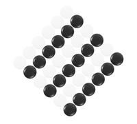 Kisangel 100pcs Small Go Chess Pieces Resin Craft Stones Smooth Polished Broken-resistant Black White for Family Party Travel Game