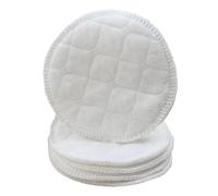 Kisangel 100pcs Washable Breast Pads for Nursing Three-Layer Leakproof Design White for Postpartum Mothers During Breastfeeding