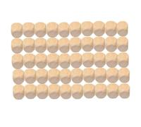 Kisangel 100pcs Wooden Craft Cubes Rounded Corner Blank Dice for DIY Projects Math Teaching Board Games Unfinished Smooth Natural Wood Blocks Safe