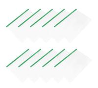 Kisangel 10pcs A4 Plastic Draw Rod Folders with Anti-Splashing Surface, Easy File Classification for Music Books and Test Papers, Suitable for Individuals and Enterprises, Green File