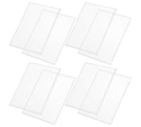Kisangel 10pcs Acrylic Card Display Case Hard Plastic Card Holder for Trading and Collectible Protective Storage for Games and Graded