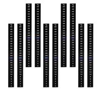 Kisangel 10pcs Adhesive Thermometer Strips C for Home Brewing Fermentation Self-stick Temperature Gauge for Mason Jars Carboys Wine Beer Fermenter Monitor