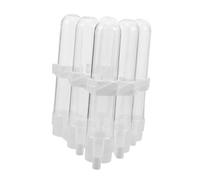 Kisangel 10pcs Automatic Bird Cage Water Feeder Space-saving Pet Water Dispenser for Cockatiels Budgies Parakeets with Spill-resistant Design for Small Bird Species