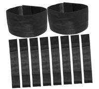 Kisangel 10pcs Black Memorial Armband Elastic Mourning Bands for Funeral Services Police Respect Sports Tribute Memory Armbands