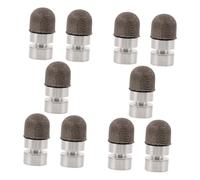 Kisangel 10pcs Capacitive Fiber Mesh Stylus Tips Replacement for Touch Screen Pens Conductive Pen Nibs for Smartphones Tablets Accurate Control for Writing Drawing Gaming