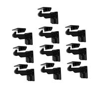 Kisangel 10pcs Child Safety Drawer Locks for Babies, Cabinet Locks Invisible Design, Black, Multi-Functional for Kitchen Living Room Bedroom Childproofing
