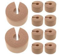 Kisangel 10pcs Door Pinch Guard Collision Device Nbr Bumper Protector Door Safety Cushion for Pet Safety Office Use