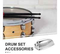 Kisangel 10pcs Drum Mounting Hardware Triangle Snare Drum Lugs with Shock Absorption Metal Percussion Clamp Parts Jazz Rock Stage Performance Accessories