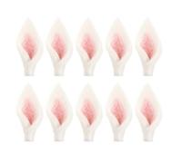 Kisangel 10pcs Felt Rabbit Ear Decorations Easter DIY Accessories for Hair Clips Hats Craft Supplies Easter Party Decors Decor Felt Rabbit Ear Ornaments