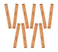 Kisangel 10pcs Fishing Float Cork Sticks Lightweight Wooden Buoyancy Floaters for Carp Bream Freshwater Angling Natural Twig Design for Enhanced Bite Detection and Use