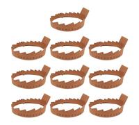 Kisangel 10pcs Guzheng Code Positioning Paper for Precise and Wear-resistant Code Installation, Light Brown Paper Accessories Easy Placement for Guzheng Musical Instrument