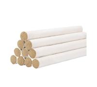 Kisangel 10pcs Handmade Pure Moxa Sticks for Acupoint Therapy and Family Use, Solid and Well-distributed Moxibustion Sticks Made from Natural Moxa, Burn Mildly for Effective Relaxation