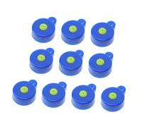 Kisangel 10pcs High Pressure Bottle Caps Training Targets Outdoor Reusable Inflatable Bottle Cap Set for Practical Game Entertainment and Shooting Practice