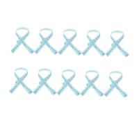 Kisangel 10pcs Holder Straps Durable Webbing Cord Safety Buckle for Teething and Shopping Trolley Secure Attachment Design