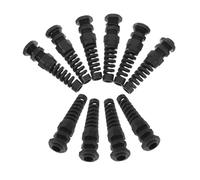Kisangel 10pcs Industrial Cable Gland Adjustable Nylon Wire Connector with Twist-Resistant Strain Relief for Harsh Environment Cable Protection