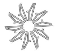 Kisangel 10pcs Medal Buckle Ribbon Metal Horizontal Design Zinc Alloy Versatile Usage Secure Medal Attachment for Community Sports Events