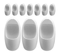 Kisangel 10pcs Miniature Toilet: 1:50 DIY Miniature Toilet Accessories - Micro Urinal Models for Dollhouse Scale Building Projects Realistic Bathroom Scene