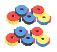 Kisangel 10PCS Plastic Drum Cymbal Nuts Quick Release Percussion Replacement Kit Lightweight Stable Fixation Precise Coupling for Efficient Setup and Removal
