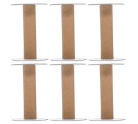 Kisangel 10pcs Practical Weaving Bobbins Thread Spools for DIY Sewing Projects, Compatible with Sewing Machine Models, Made of Paper and Plastic with Simple and Practical Design