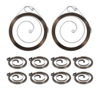 Kisangel 10pcs Replacement Chainsaw Starter Spring Compatible for Stihl 250 230 MS180 MS170 018 017 - Heavy Duty Steel Chainsaw Pulley Part for Lawn Mower