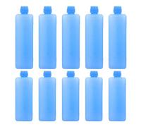 Kisangel 10pcs Reusable Air Cooler Ice Packs for Lunch Box and Food Cold Storage, Portable Freezer Cooler Blocks Mini Small Sizes for Shipping and Outdoor Use