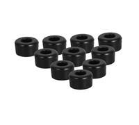 Kisangel 10pcs Roller Skate Shock Absorbing Accessories Double Row PU Wheel Guards for Beginners Replacement for Men Skaters Skateboards