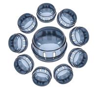 Kisangel 10pcs Safety Stove Knob Covers Gas Stove Protectors Translucent Kitchen Safety Covers for Boy Girl and Pets Preventing Accidental Operation