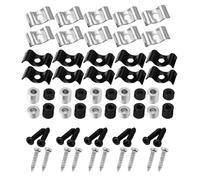 Kisangel 10pcs Stainless Steel String Trees for Electric Guitar and Bass Guitar, String Guide Retainers Enhancing Tuning Consistency, Supports Professional Music Creation with Sturdy