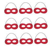 Kisangel 10Pcs Superhero Eye Masks for Comfortable Costume Accessories for Parties Easy to Wear Elastic Band Design for Cosplay and Birthday Decorations