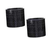 Kisangel 10pcs Threadless Headset Spacer Bike Handlebar Stem Spacers Bicycle Carbon Fiber Washers Black