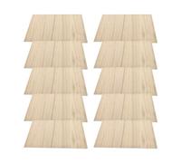 Kisangel 10pcs Wooden Taekwondo Breaking Boards for Karate Practice Sturdy Martial Arts Training Planks with Mixed Thickness for Professional Skill Development